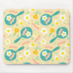 Breakfast Pattern Mouse Mat