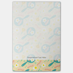 Breakfast Pattern Post-it Notes