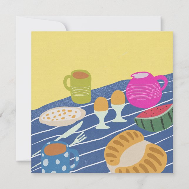 Breakfast Picnic Invitation (Front)