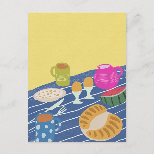 Breakfast Picnic Postcard (Front)