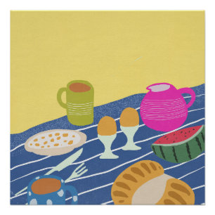 Breakfast Picnic Poster