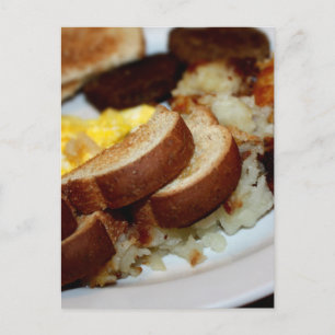 Breakfast Pile Postcard