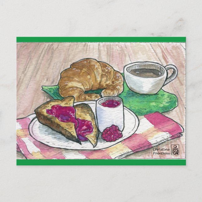 Breakfast Postcard (Front)