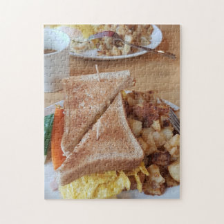 Breakfast Sandwich Hashbrowns Foodie Jigsaw Puzzle