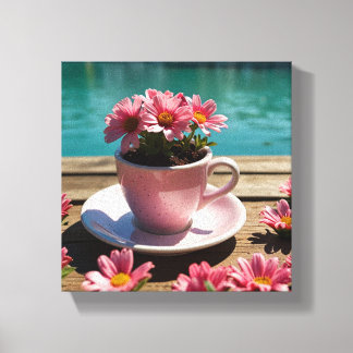 Breakfast Screen Canvas Print