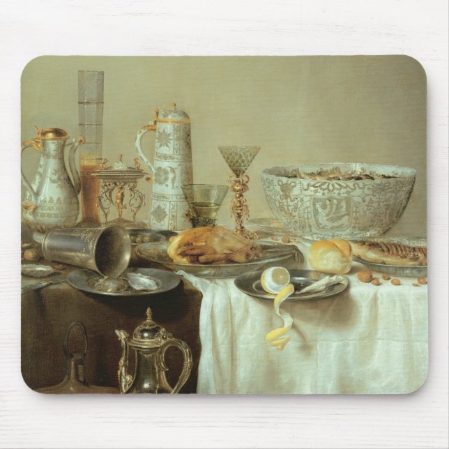 Breakfast Still Life, 1638 Mouse Mat (Front)