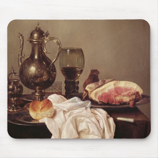 Breakfast Still Life (oil on panel) Mouse Mat (Front)