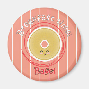 Breakfast Time - Bagel Magnet