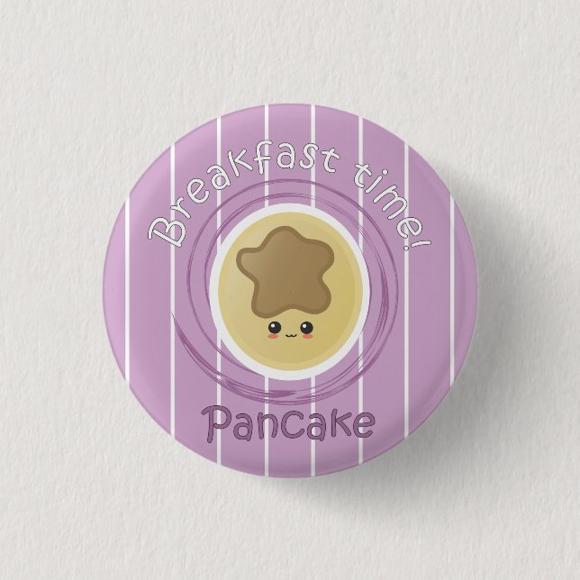 Breakfast Time - Pancake 3 Cm Round Badge (Front)