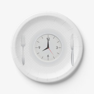 Breakfast Time Paper Plate
