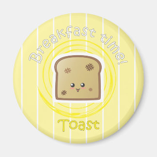 Breakfast Time - Toast Magnet