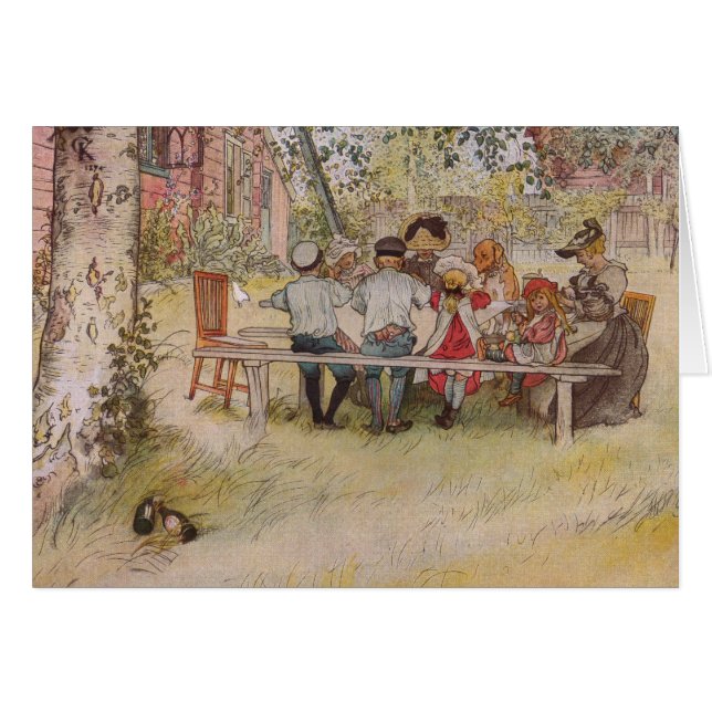 Breakfast under the Birch Tree (Front Horizontal)
