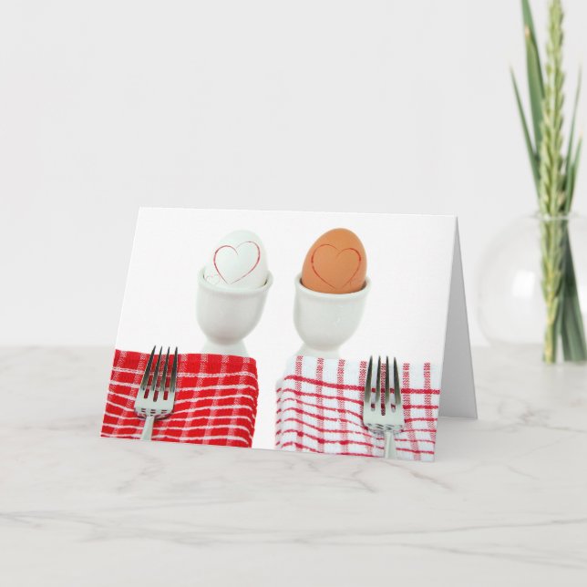 Breakfast Wedding Anniversary Card (Front)