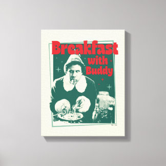 Breakfast With Buddy Canvas Print