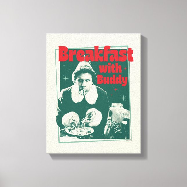 Breakfast With Buddy Canvas Print (Front)