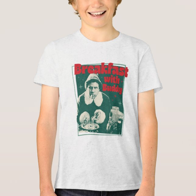 Breakfast With Buddy Tri-Blend Shirt (Front)