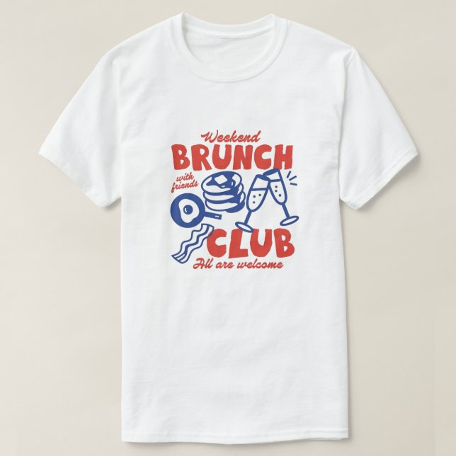 Breakfast with Friends Graphic  T-Shirt (Design Front)