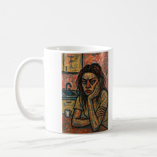 'Breakfast with No God'  Coffee Mug (Left)