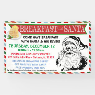 Breakfast With Santa Banner