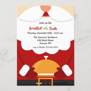 Breakfast with Santa Invitation