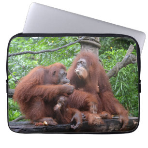 Breakfast with the Orangutans Singapore Zoo Laptop Sleeve