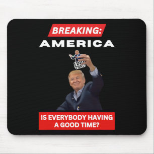 Breaking America Anti-trump Tariffs Hands Off 2025 Mouse Mat