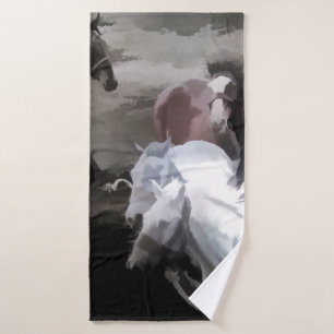 Breaking Away   -  Wild Horses Bath Towel Set