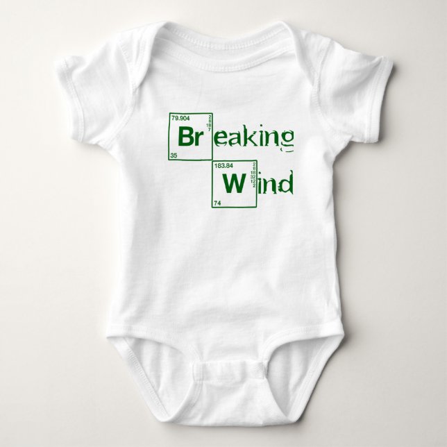 Breaking Bad Inspired Breaking Wind Infant Creeper (Front)