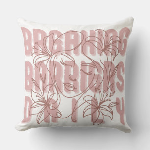 Breaking Barriers Daily Women Empowerment Girl Pow Cushion