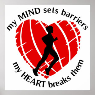 Breaking Barriers Runner Poster
