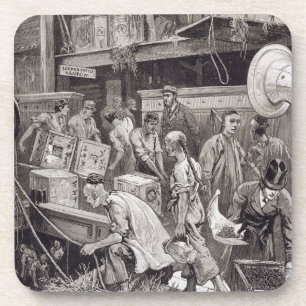 Breaking Bulk on Board a Tea Ship in the London Do Coaster