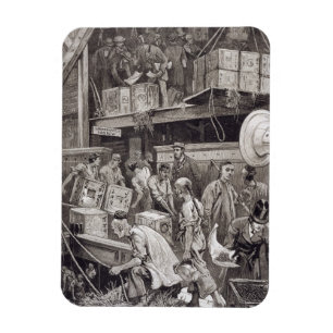 Breaking Bulk on Board a Tea Ship in the London Do Magnet