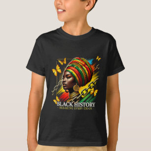 Breaking Every Chain Black History Month Women Bla T-Shirt