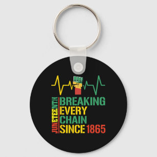 Breaking Every Chain Since 1865 Black History 3  Key Ring