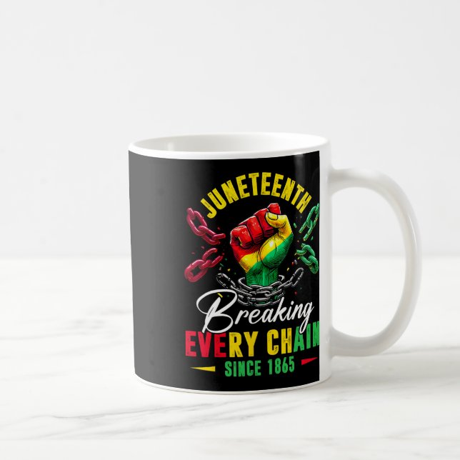 Breaking Every Chain Since 1865 Men Women Kids  Coffee Mug (Right)