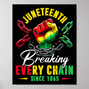Breaking Every Chain Since 1865 Men Women Kids  Poster