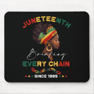 Breaking Every Chain Since 1865 Women Men Juneteen Mouse Mat