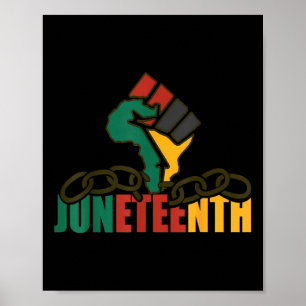 Breaking Every Chain Since 1865 Women Men Juneteen Poster