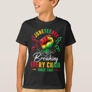 Breaking Every Chain Since 1865 Women Men Juneteen T-Shirt