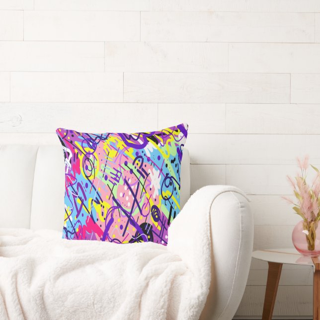 Breaking Free: Abstract Art  Cushion (Couch)