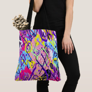 Breaking Free: Abstract Art Tote Bag