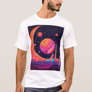 Breaking Free: Rocket Launch Gravity T-Shirt Desig