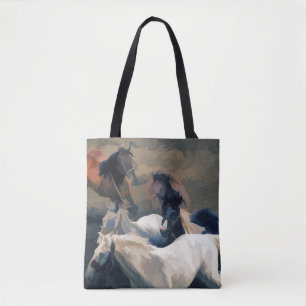 Breaking Free - Wild Horses Tote Bag