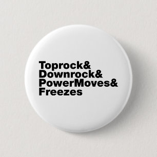 Breaking Moves (Breakdancing) 6 Cm Round Badge