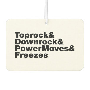 Breaking Moves (Breakdancing) Car Air Freshener