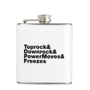 Breaking Moves (Breakdancing) Hip Flask