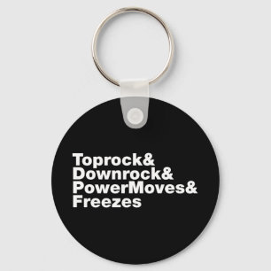 Breaking Moves (Breakdancing) Key Ring