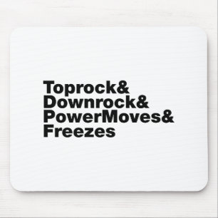 Breaking Moves (Breakdancing) Mouse Mat