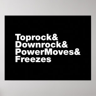 Breaking Moves (Breakdancing) Poster