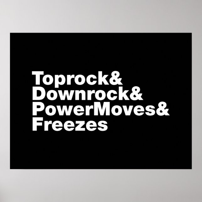 Breaking Moves (Breakdancing) Poster (Front)